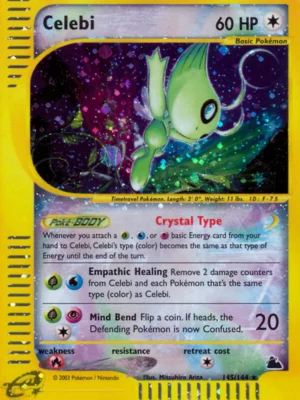 Celebi 145/144 - Skyridge Holofoil