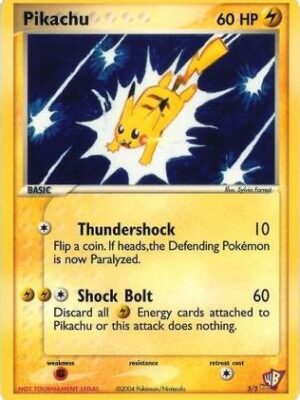 Pikachu - 5/5 5 - Kids WB Promos