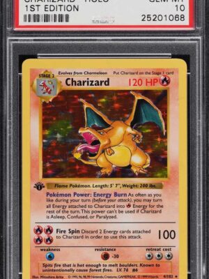 Charizard 1st Edition Shadowless Base Set