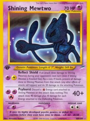 Shining Mewtwo 109/105 - Neo Destiny 1st Edition Holofoil