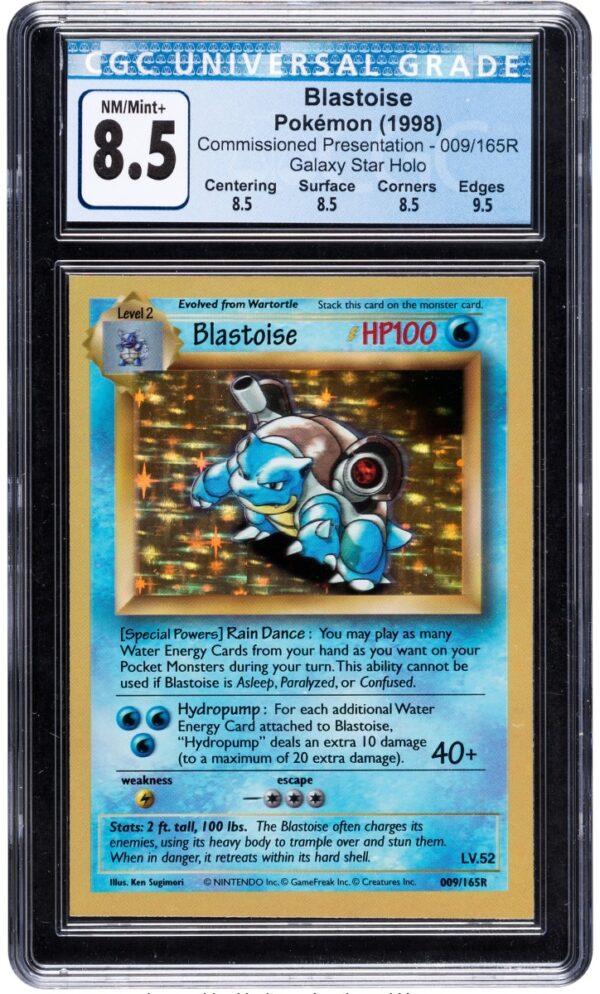 Blastoise Wizards of the Coast Presentation Galaxy Star holo