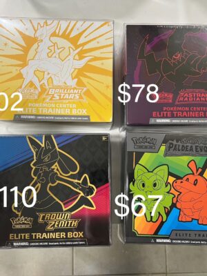 🔥 Mixed Pokémon Elite Trainer Box (ETB) Slab Bundle – Collector’s Choice 🧊⚡🔥