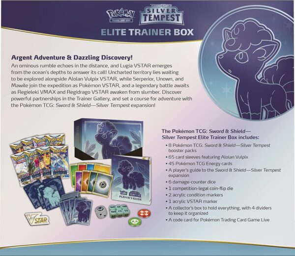 Pokemon TCG: Sword & Shield Silver Tempest Elite Trainer Box - Image 3